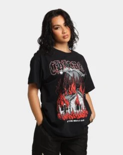 Goat Crew Chicago Vintage T-Shirt Black