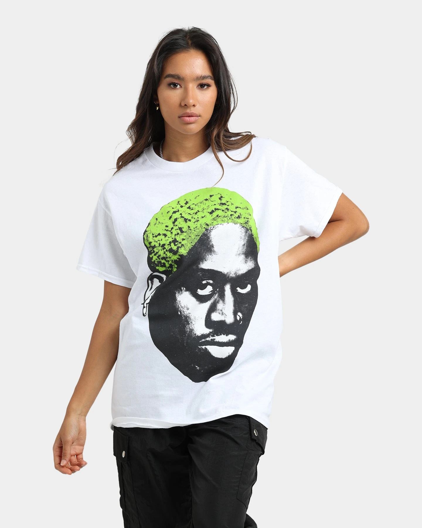Rodman Brand Rodman Face T-Shirt White 3 Rodman Brand Rodman Face T-Shirt White