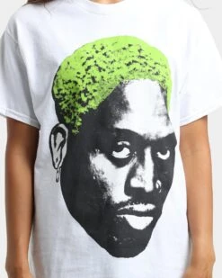 Rodman Brand Rodman Face T-Shirt White 10 Rodman Brand Rodman Face T-Shirt White -Culture Kings Shop 02037015 YW100 womens 0030