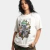 Goat Crew Green Skeleton Vintage T-Shirt Off White 1 Goat Crew Green Skeleton Vintage T-Shirt Off White -Culture Kings Shop 02037120 YO007 womens 0010