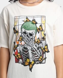 Goat Crew Green Skeleton Vintage T-Shirt Off White 10 Goat Crew Green Skeleton Vintage T-Shirt Off White -Culture Kings Shop 02037120 YO007 womens 0030