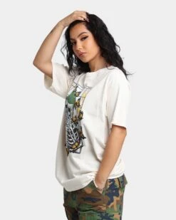 Goat Crew Green Skeleton Vintage T-Shirt Off White 13 Goat Crew Green Skeleton Vintage T-Shirt Off White -Culture Kings Shop 02037120 YO007 womens 0060