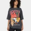 Loiter Rodeo Short Sleeve T-Shirt Charcoal 1 Loiter Rodeo Short Sleeve T-Shirt Charcoal -Culture Kings Shop 02037133 YC300 womens 0010