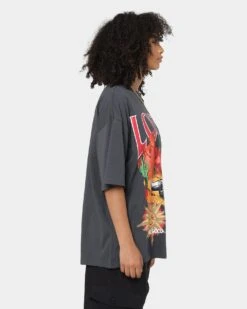 Loiter Rodeo Short Sleeve T-Shirt Charcoal 12 Loiter Rodeo Short Sleeve T-Shirt Charcoal -Culture Kings Shop 02037133 YC300 womens 0050