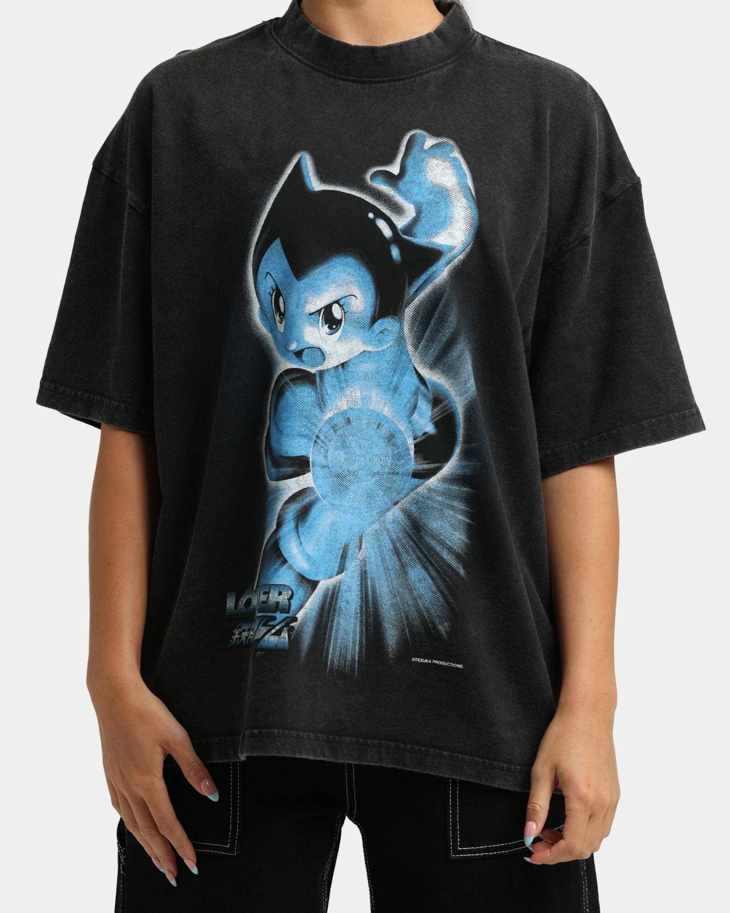 Loiter Loiter X Astro Boy Astro Vintage T-Shirt Vintage Black 7 Loiter Loiter X Astro Boy Astro Vintage T-Shirt Vintage Black - Image 5