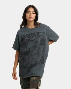 Goat Crew Harajuku T-Shirt Off Black
