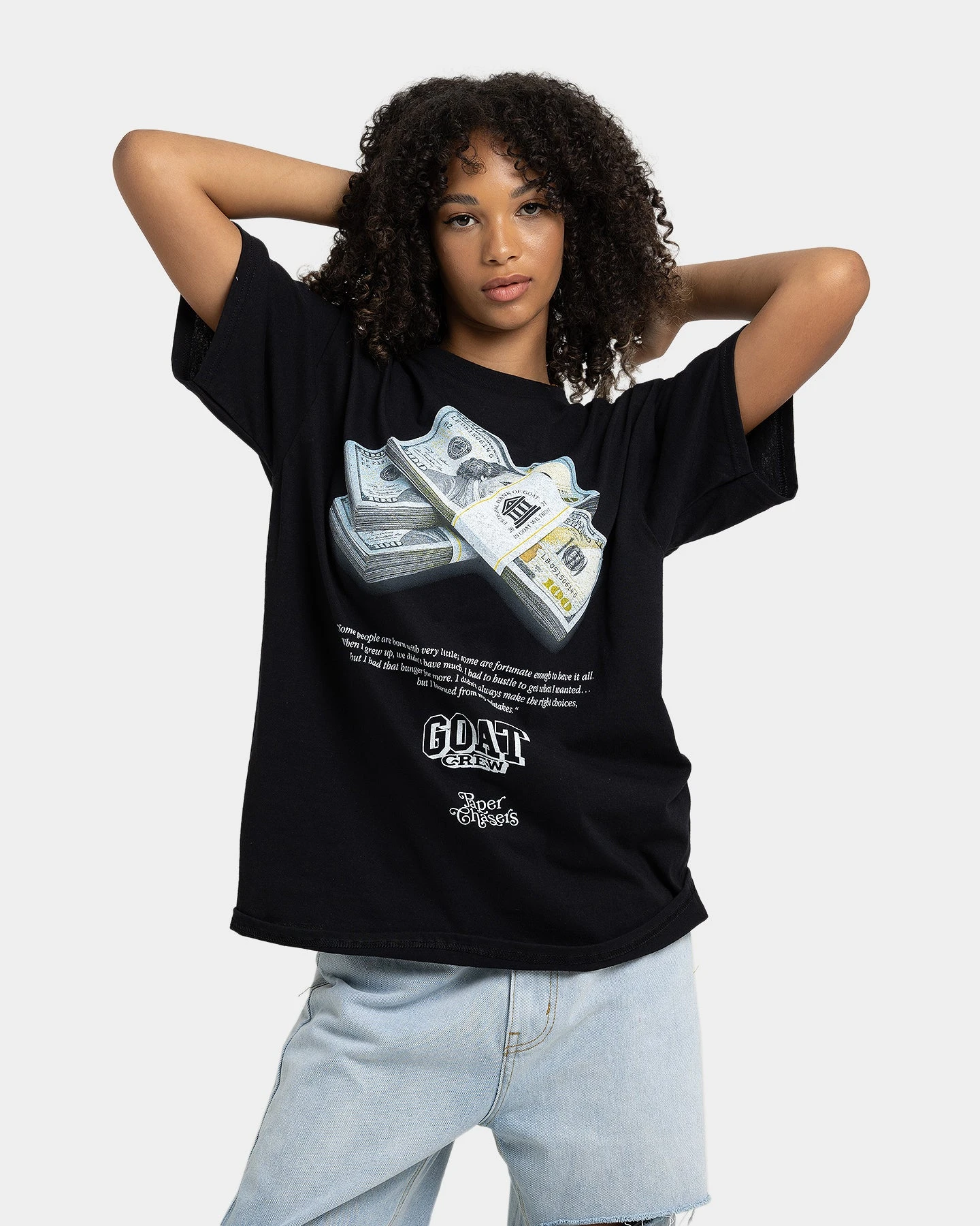 Goat Crew Paper Chasers T-Shirt Black 9 Goat Crew Paper Chasers T-Shirt Black - Image 7