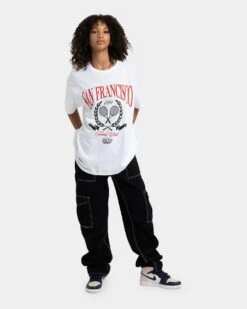 Goat Crew Tennis Club T-Shirt White -Culture Kings Shop 02037428 YW100 womens 0020