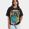 Goat Crew World Peace Vintage T-Shirt Black Wash -Culture Kings Shop 02037432 YB295 womens 0010