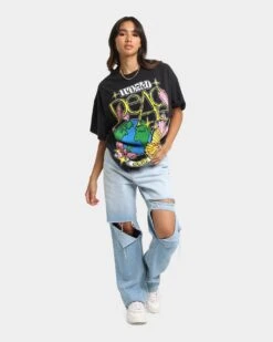 Goat Crew World Peace Vintage T-Shirt Black Wash 24 Goat Crew World Peace Vintage T-Shirt Black Wash -Culture Kings Shop 02037432 YB295 womens 0020 7ed7b129 b650 48d2 a3d7 d66c2854ce2a