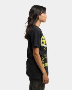 Goat Crew Lights Out Vintage T-Shirt Black Wash -Culture Kings Shop 02037610 YB295 womens 0050