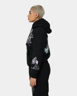 Obey Women's Amy Hoodie Black -Culture Kings Shop 02037992 YB001 womens 0060