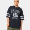 Majestic Athletic Las Vegas Raiders Stripe Vintage T-Shirt Faded Black 2 Majestic Athletic Las Vegas Raiders Stripe Vintage T-Shirt Faded Black -Culture Kings Shop 02038122 YB554 womens 0010