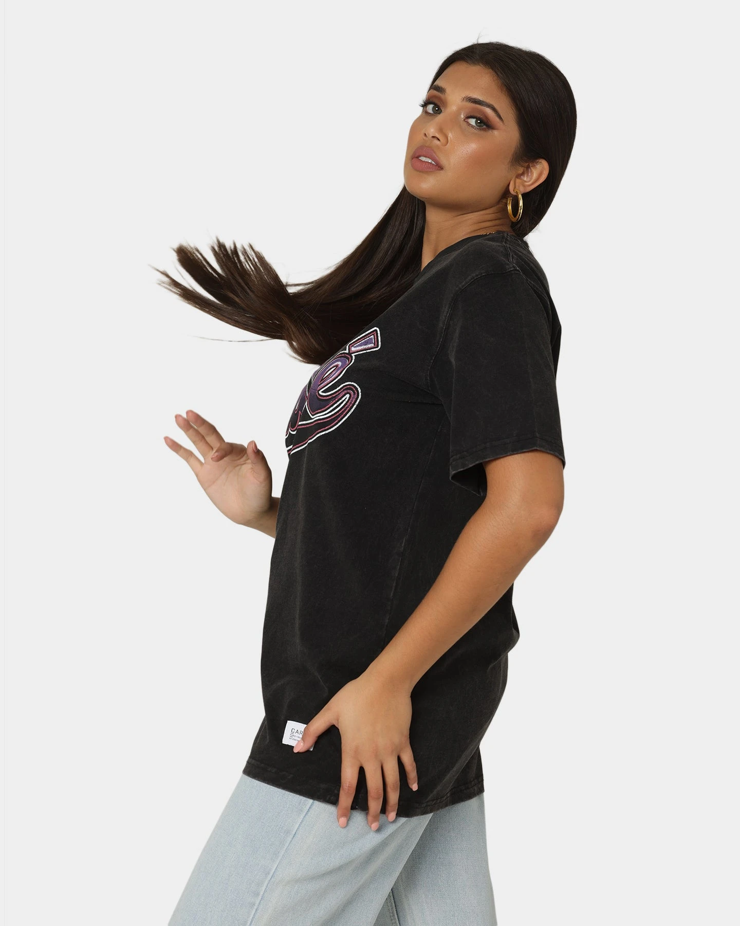 Carre Retro Simplicite Vintage T-Shirt Black 8 Carre Retro Simplicite Vintage T-Shirt Black - Image 6