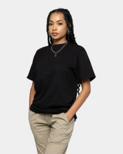 Shaka Wear Max Heavyweight Short Sleeve T-Shirt Black