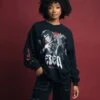 Goat Crew X Attack On Titan Eren Long Sleeve Vintage T-Shirt Black Wash -Culture Kings Shop 02038406 YB295 womens 010