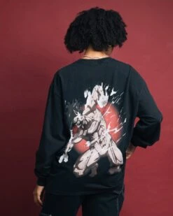 Goat Crew X Attack On Titan Eren Long Sleeve Vintage T-Shirt Black Wash 15 Goat Crew X Attack On Titan Eren Long Sleeve Vintage T-Shirt Black Wash -Culture Kings Shop 02038406 YB295 womens 070