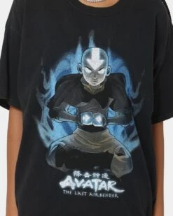 Goat Crew X Avatar: The Last Airbender Vintage T-Shirt Black Wash -Culture Kings Shop 02038487 YB295 womens 0030