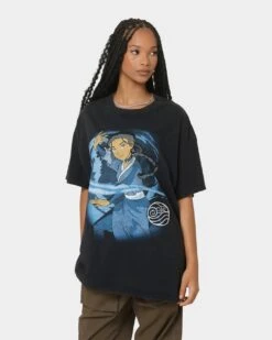 Goat Crew X Avatar: The Last Airbender Water Elements Vintage T-Shirt Black Wash