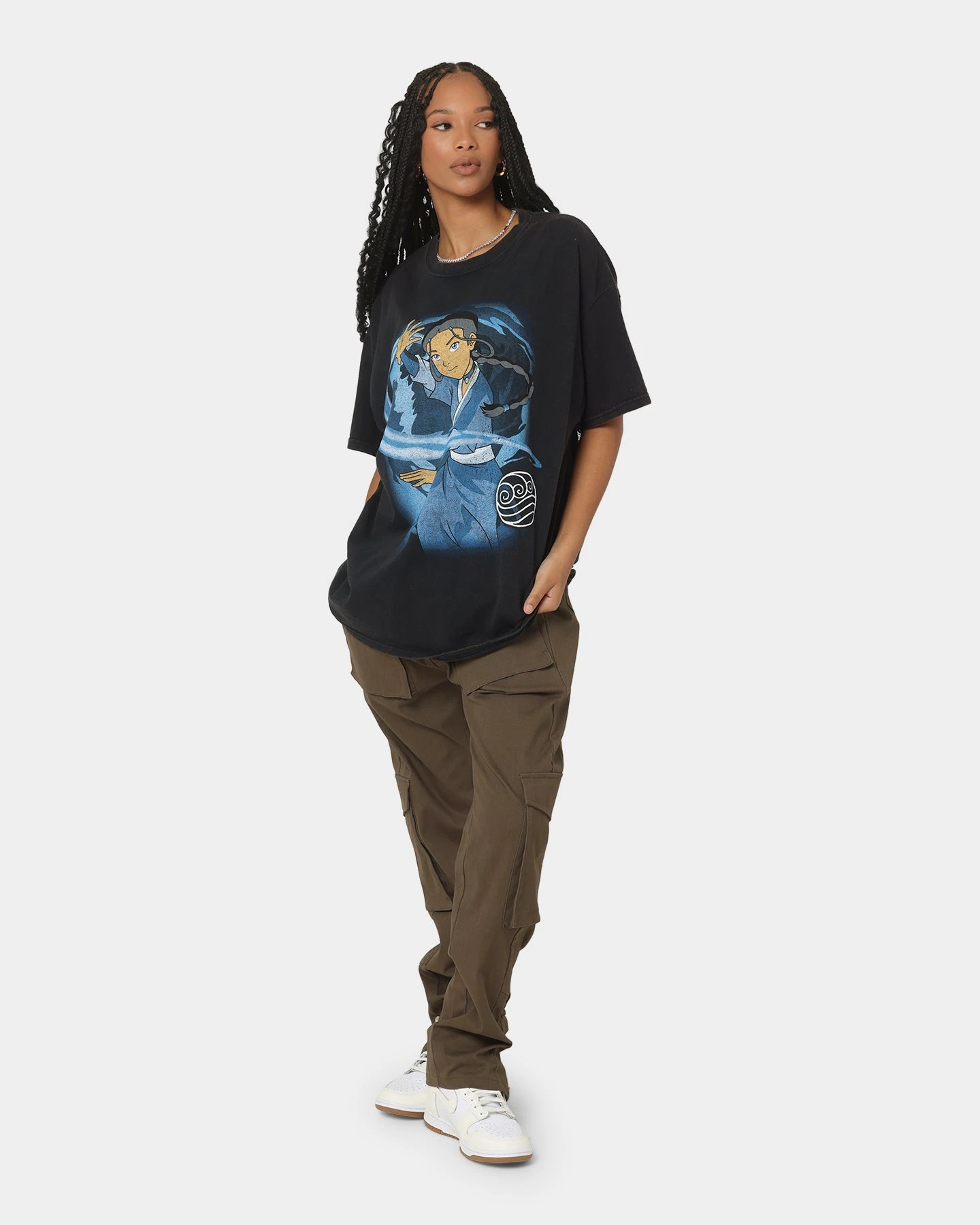 Goat Crew X Avatar: The Last Airbender Water Elements Vintage T-Shirt Black Wash 11 Goat Crew X Avatar: The Last Airbender Water Elements Vintage T-Shirt Black Wash - Image 9