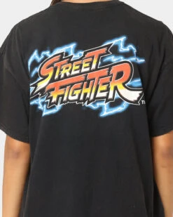 Goat Crew X Street Fighter Blanka Vintage T-Shirt Black Wash -Culture Kings Shop 02038557 YB295 womens 0040