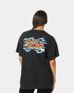 Goat Crew X Street Fighter Blanka Vintage T-Shirt Black Wash -Culture Kings Shop 02038557 YB295 womens 0070
