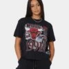 Mitchell & Ness Women's Chicago Bulls Vintage '91 Finals T-Shirt Faded Black -Culture Kings Shop 02038861 YB554 womens 0010