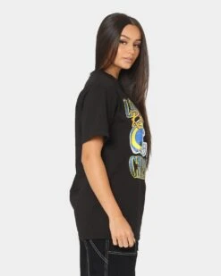 Majestic Athletic Los Angeles Rams Helmet Champion T-Shirt Black 12 Majestic Athletic Los Angeles Rams Helmet Champion T-Shirt Black -Culture Kings Shop 02038869 YB001 womens 00050
