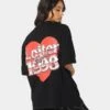 Loiter Love Below T-Shirt Black