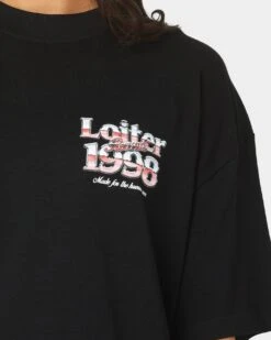 Loiter Love Below T-Shirt Black -Culture Kings Shop 02038892 YB001 womens 0030