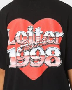 Loiter Love Below T-Shirt Black -Culture Kings Shop 02038892 YB001 womens 0040