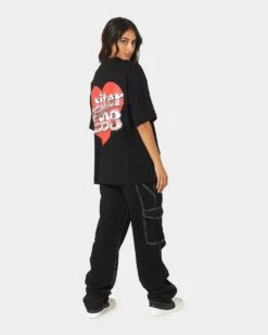 Loiter Love Below T-Shirt Black -Culture Kings Shop 02038892 YB001 womens 0080