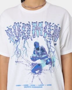 Rodman Brand Broken Glass T-Shirt White -Culture Kings Shop 02038996 YW100 womens 0030
