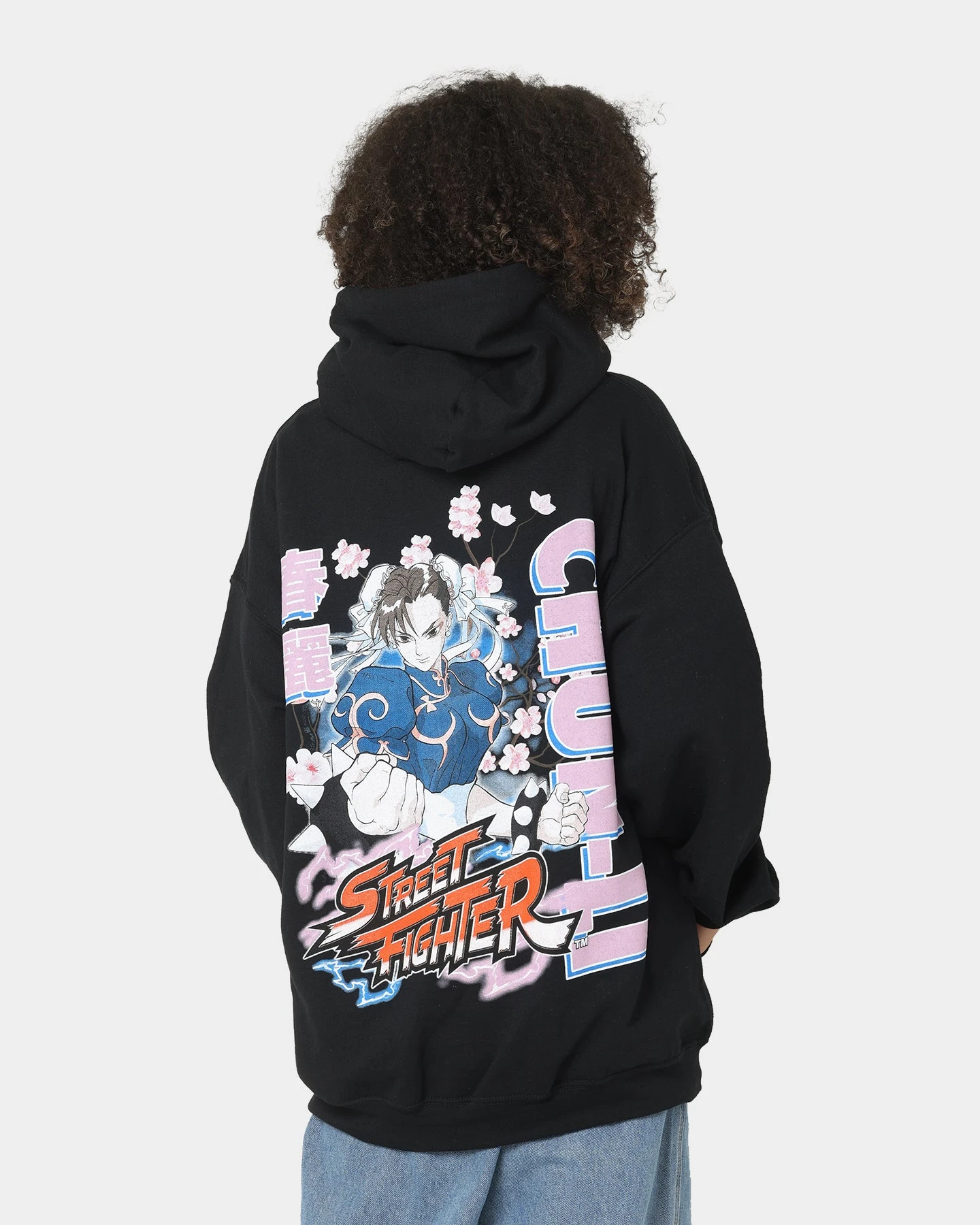 Goat Crew X Street Fighter Chun Li Hoodie Black 4 Goat Crew X Street Fighter Chun Li Hoodie Black - Image 2
