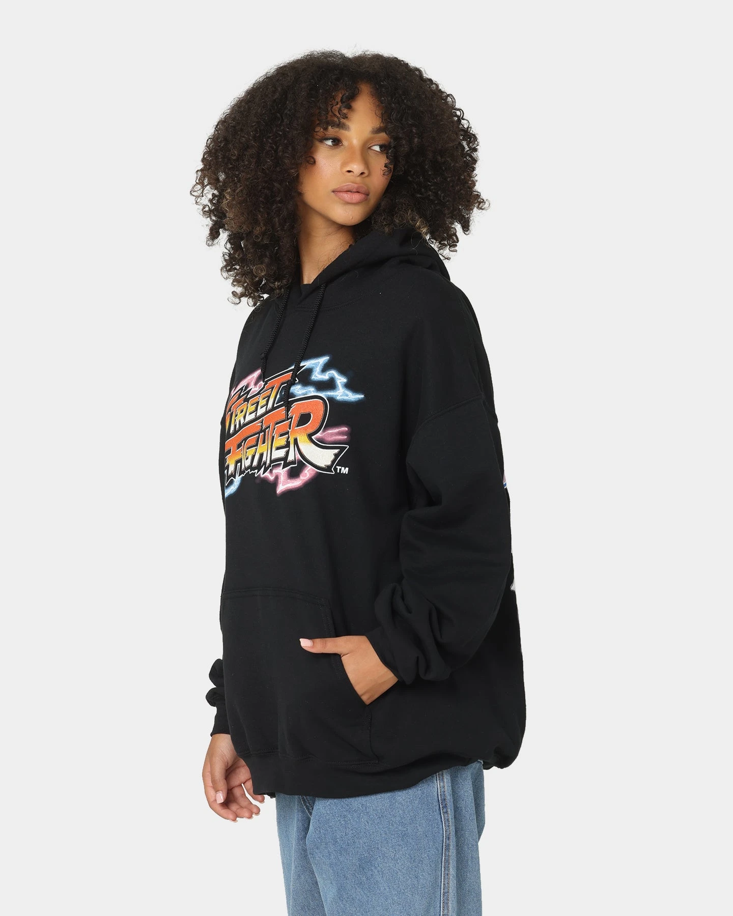 Goat Crew X Street Fighter Chun Li Hoodie Black 9 Goat Crew X Street Fighter Chun Li Hoodie Black - Image 7