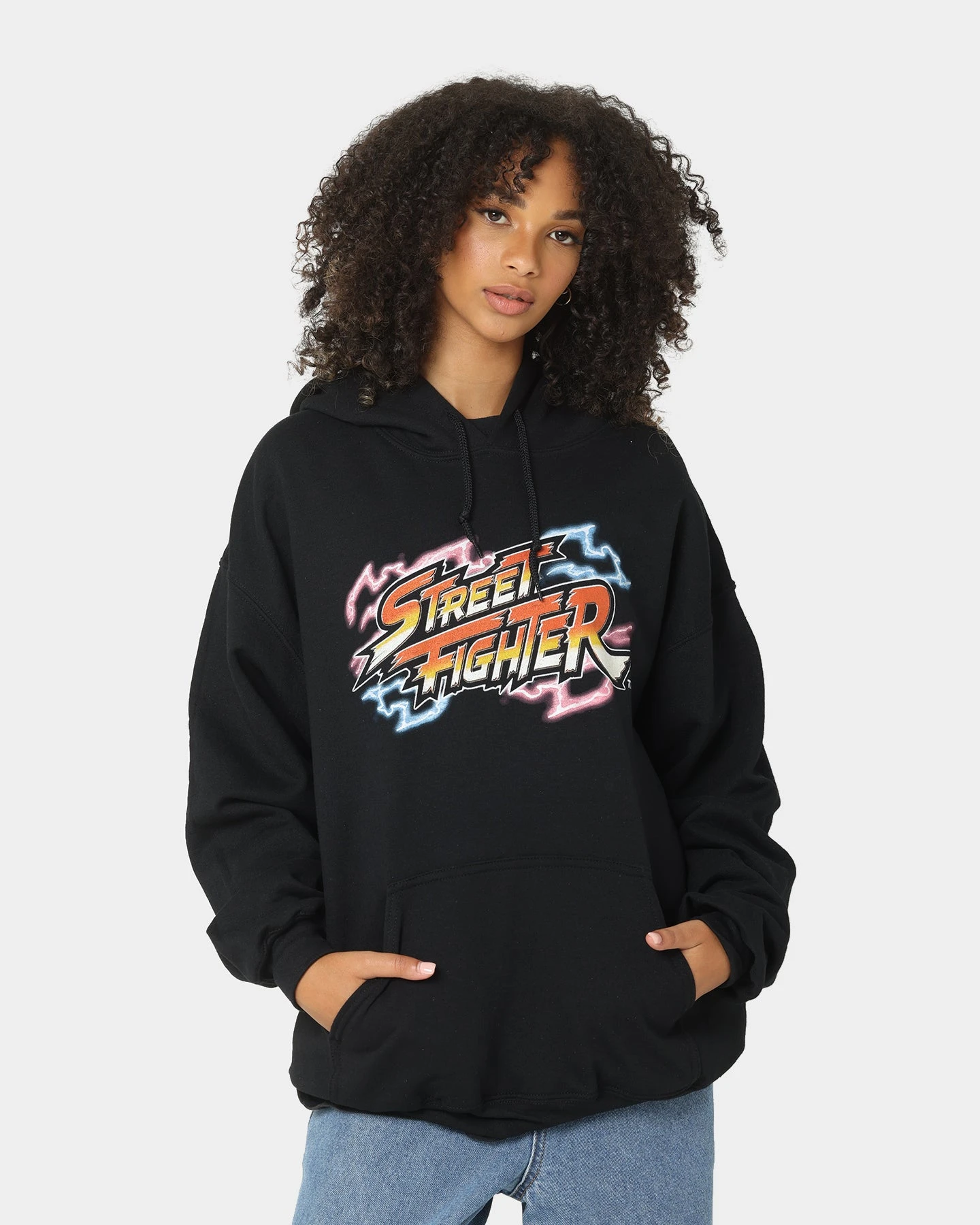 Goat Crew X Street Fighter Chun Li Hoodie Black 11 Goat Crew X Street Fighter Chun Li Hoodie Black - Image 9