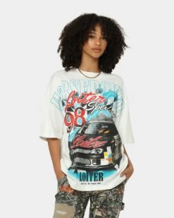 Loiter Speedway T-Shirt Off White