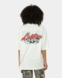 Loiter Speedway T-Shirt Off White -Culture Kings Shop 02039050 YO007 womens 0050