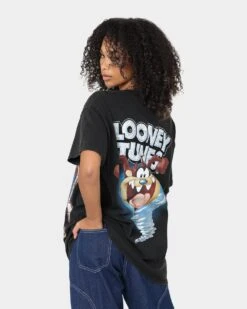 Goat Crew X Looney Tunes Tazzy Vintage T-Shirt Black Wash -Culture Kings Shop 02039066 YB295 womens 0070