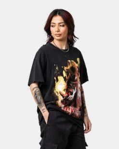 American Thrift X A Nightmare On Elm Street Never Sleep Vintage T-Shirt Vintage Black