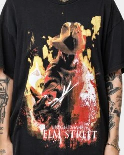 American Thrift X A Nightmare On Elm Street Never Sleep Vintage T-Shirt Vintage Black -Culture Kings Shop 02039110 YV009 womens 0030