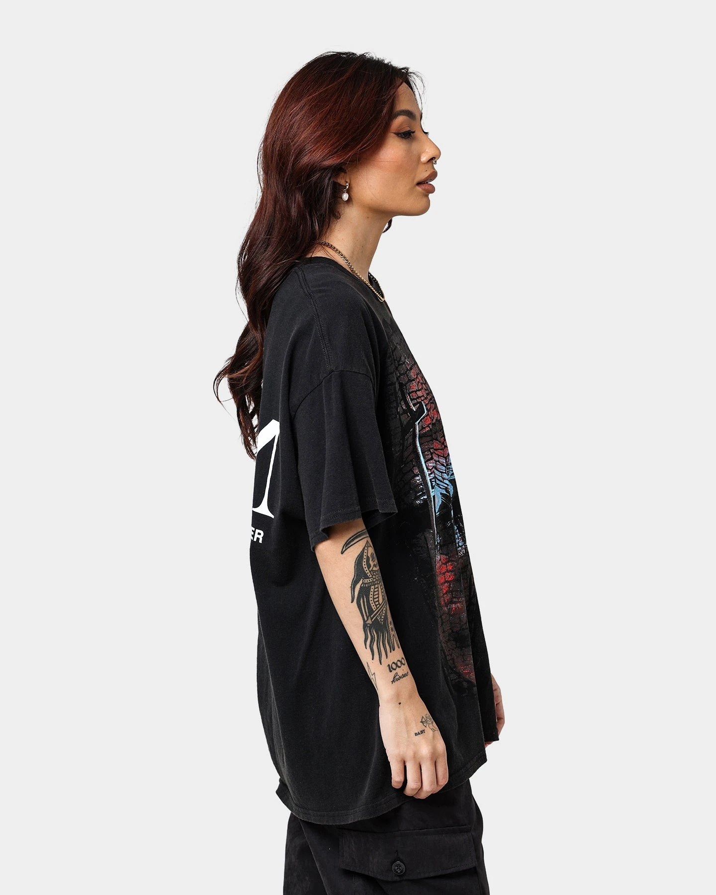 American Thrift X The Nun The Nun Face Vintage T-Shirt Black Wash 7 American Thrift X The Nun The Nun Face Vintage T-Shirt Black Wash - Image 5