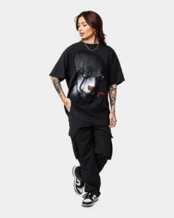 American Thrift X IT IT Movie Vintage T-Shirt Black Wash -Culture Kings Shop 02039330 YB295 womens 0020