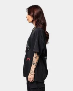 American Thrift X IT IT Movie Vintage T-Shirt Black Wash -Culture Kings Shop 02039330 YB295 womens 0060
