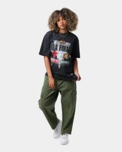 Mitchell & Ness Chicago Bulls NBA Finals 1996 T-Shirt Black -Culture Kings Shop 02039347 YB001 womens 0020