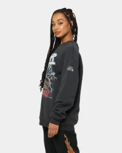 NASCAR Lightning Cup Series Crewneck Washed Black 13 NASCAR Lightning Cup Series Crewneck Washed Black -Culture Kings Shop 02039459 YW607 womens 0060