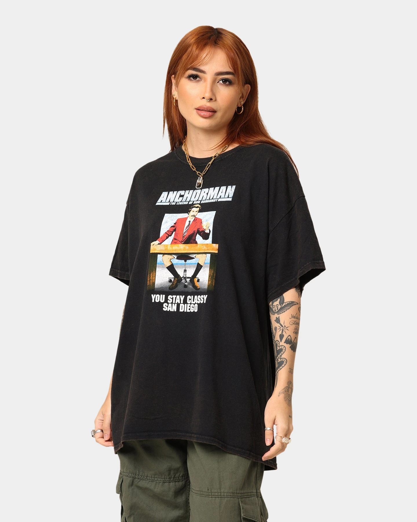 American Thrift American Thrift X Anchorman Anchorman T-Shirt Black Wash 3 American Thrift American Thrift X Anchorman Anchorman T-Shirt Black Wash