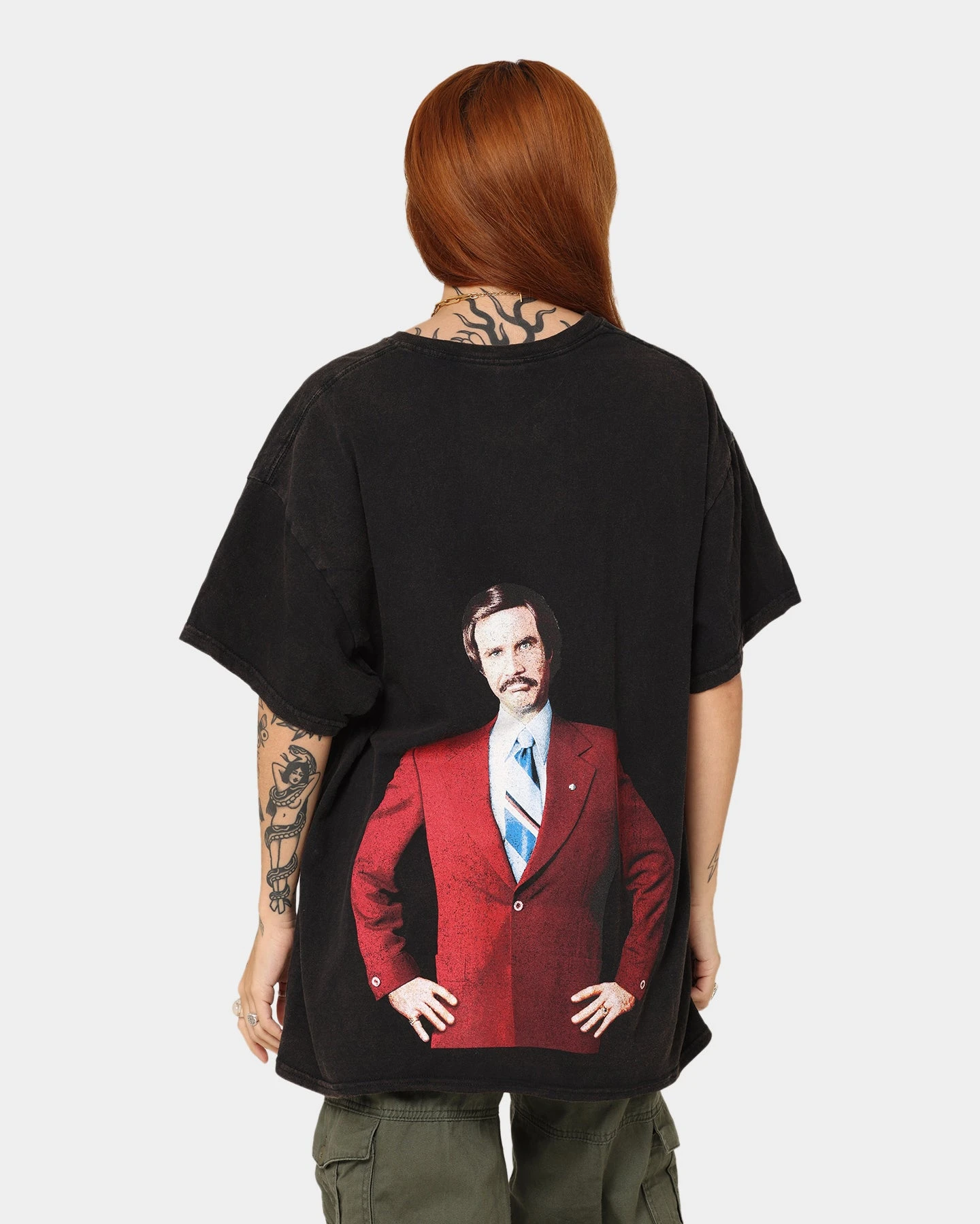 American Thrift American Thrift X Anchorman Anchorman T-Shirt Black Wash 4 American Thrift American Thrift X Anchorman Anchorman T-Shirt Black Wash - Image 2