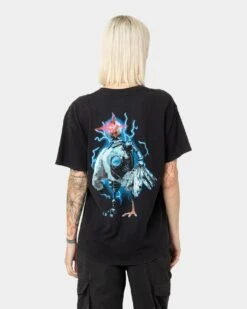 American Thrift Robot Chicken Vintage T-Shirt Black Wash -Culture Kings Shop 02039509 YB295 womens 0070