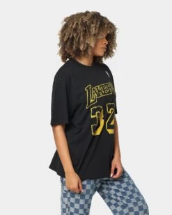 Mitchell & Ness Los Angeles Lakers Magic Johnson #32 N&N Vintage T-Shirt Faded Black -Culture Kings Shop 02039546 YB554 womens 0060